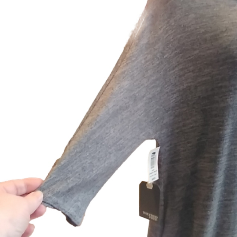Aritzia Wilfred Free Heather Grey COBER NWT Size XXS Mini Dress Pockets - Picture 5 of 7